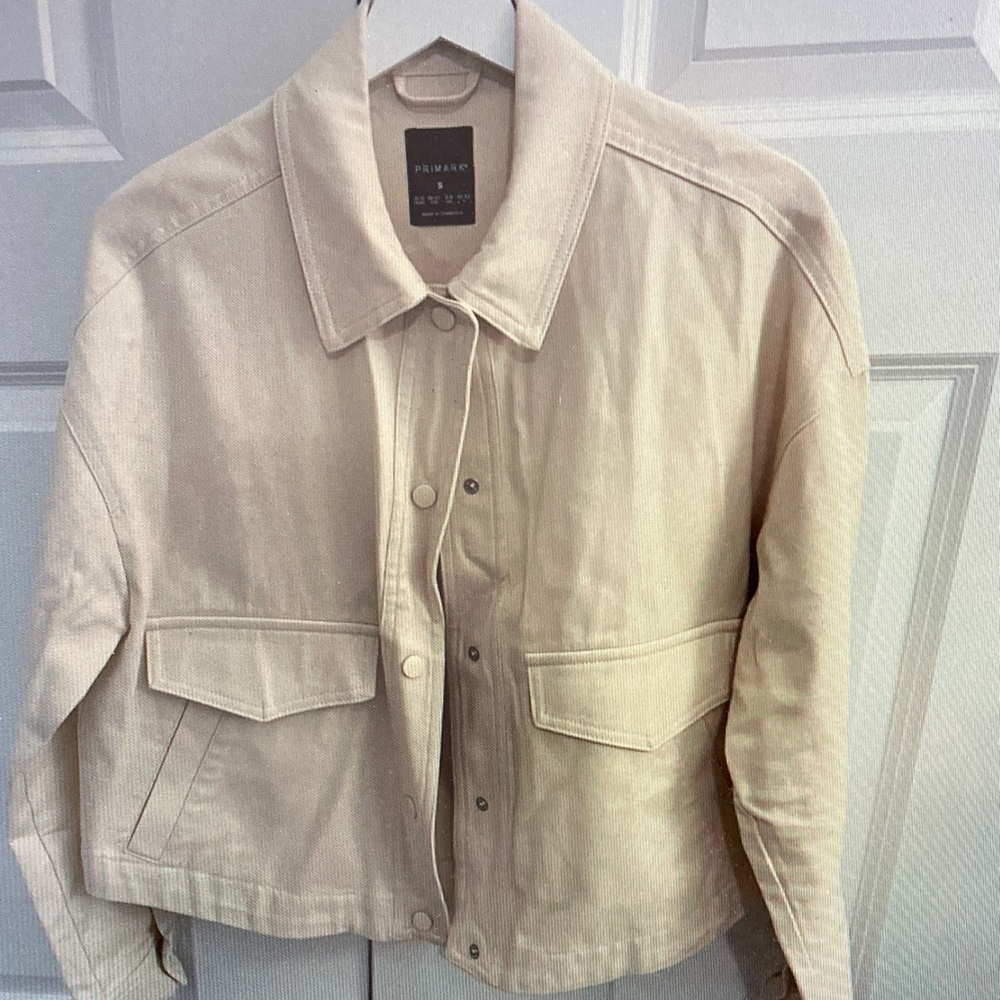 Primark Women's Cream Jean Jacket